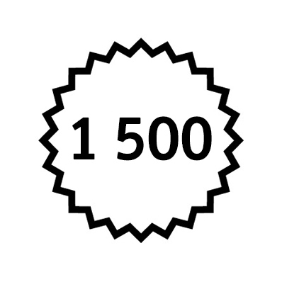 1 500