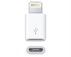 Адаптер Lightning - Micro USB Prime Line White