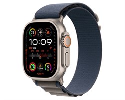 Apple Watch Ultra 2 Titanium Case GPS + Cellular 49mm with Blue Alpine Loop M