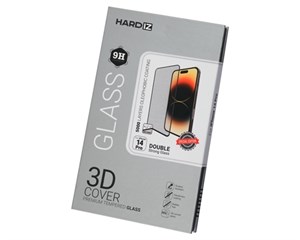 Стекло защитное Hardiz 3D Cover Premium Tempered Glass Black Frame для Apple iPhone 14 Pro