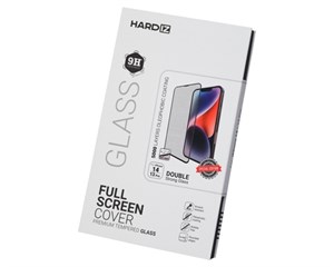 Стекло защитное Hardiz Full Screen Cover Premium Tempered Glass Black Frame для Apple iPhone 14/13 Pro