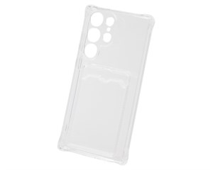 Панель-накладка Gresso Air с кардхолдером Transparent для Samsung Galaxy S23 Ultra