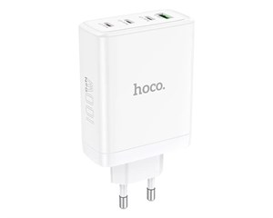 Зарядное устройство сетевое HOCO N31 Four-port fast Charger 100W White