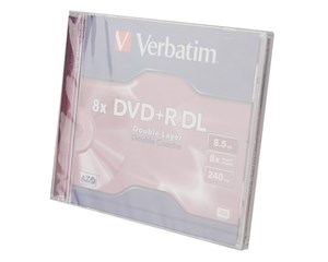 Диск Verbatim DVD+R DL 8.5Gb 8x
