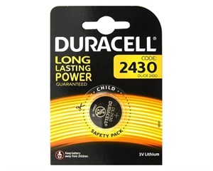 Батарейка Duracell CR2430-1BL 1 шт.