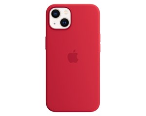 Панель-накладка Apple Silicone Case with MagSafe Red для iPhone 13