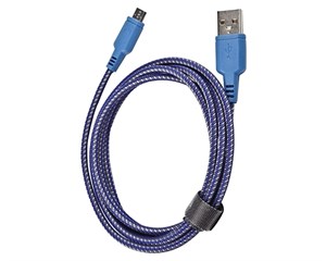 Кабель USB EnergEA Nylotough Micro-USB Quick Charging Cable 1,5 м Blue