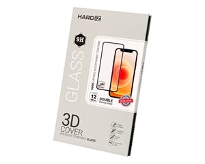 Стекло защитное Hardiz 3D Cover Premium Glass Black Frame для iPhone 12 mini