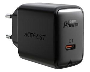 Зарядное устройство сетевое Acefast A1 USB-C PD 20W Black