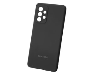 Панель-накладка Samsung Silicone Cover Black для Samsung Galaxy A52