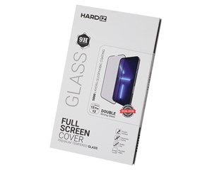 Стекло защитное Hardiz Full Screen Cover Premium Tempered Glass Black Frame для iPhone 13/13 Pro