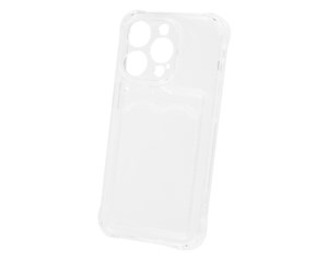 Панель-накладка Gresso Air с картхолдером Transparent для iPhone 14 Pro