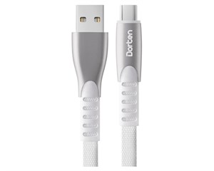 Кабель USB Dorten USB Type-C to USB Cable Flat Series 1 м White