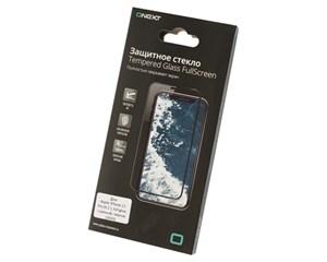Стекло защитное ONEXT для iPhone 12 Pro Black Frame