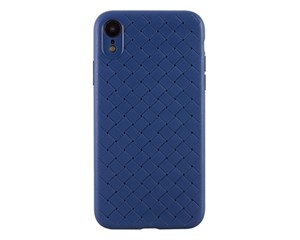 Панель-накладка Hardiz Weawed Case Navy Blue для Apple iPhone XR