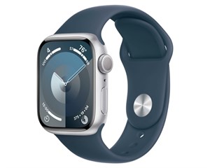 Смарт-часы Apple Watch Series 9 Aluminum Case Storm Blue 41mm with Sport Band S/M