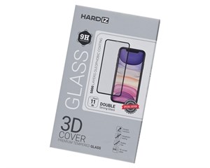 Стекло защитное Hardiz 3D Cover Premium Tempered Glass Black Frame для Apple iPhone XR/11