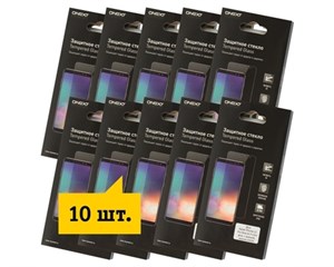Стекло защитное ONEXT для iPhone 12 Pro Max Black Frame Комплект 10 штук