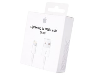 Кабель USB Apple Lightning to USB 2 м White