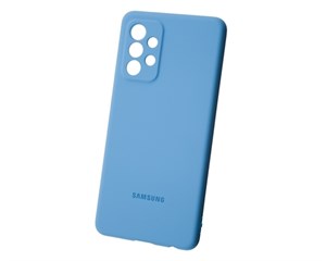 Панель-накладка Samsung Silicone Cover Blue для Samsung Galaxy A72