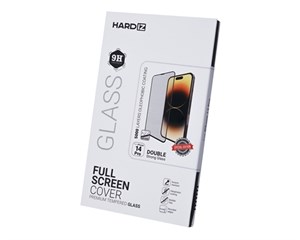Стекло защитное Hardiz Full Screen Cover Premium Glass Black Frame для Apple iPhone 14 Pro