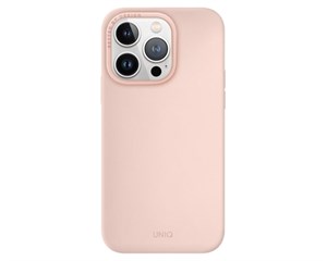 Панель-накладка Uniq Lino Pink для iPhone 14 Pro