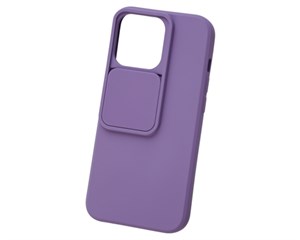 Панель-накладка Unbroke Soft Case With Camera Slider Purple для iPhone 13 Pro