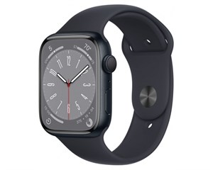 Смарт-часы Apple Watch Series 8 Aluminum Case Midnight 45mm with Midnight S/M Sport Band