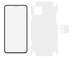 Стекло защитное Hardiz 3D Cover Aluminosilicate Tempered Glass Black Frame для Apple iPhone XR/11