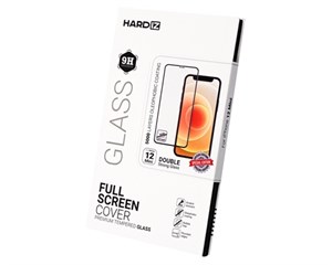 Стекло защитное Hardiz Full Screen Cover Premium Tempered Glass для iPhone 12 mini Black Frame