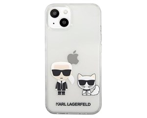 Панель-накладка Karl Lagerfeld PC/TPU Karl & Choupette Hard Transparent для iPhone 13