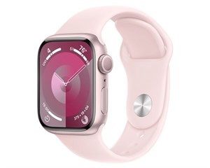 Смарт-часы Apple Watch Series 9 Aluminum Case Pink 41mm with Sport Band S/M