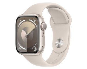 Смарт-часы Apple Watch Series 9 Aluminum Case Starlight 45mm with Sport Band S/M