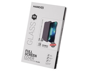 Стекло защитное Hardiz 3D Privacy Cover Premium Tempered Glass Black Frame для iPhone 13 Pro Max