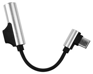 Адаптер USB Type-C - Jack 3.5 мм Barn&Hollis Type-C - Jack 3.5 мм + зарядка Grey
