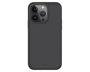 Панель-накладка Uniq Lino with MagSafe Grey для iPhone 14 Pro