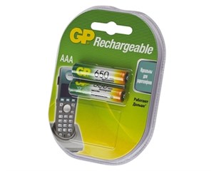 Аккумулятор GP GP65AAAHC-2CPCR2 650 mAh