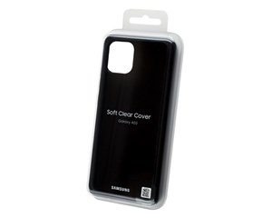 Панель-накладка Samsung Soft Clear Cover Black для Samsung Galaxy A03
