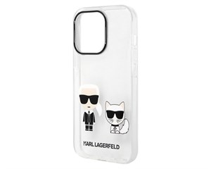 Панель-накладка Karl Lagerfeld PC/TPU Karl & Choupette Hard Transparent для iPhone 14 Pro