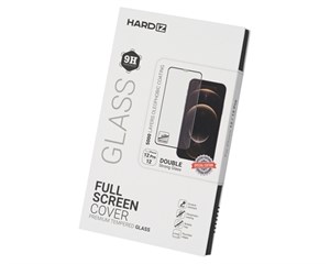 Стекло защитное Hardiz Full Screen Cover Premium Tempered Glass Black Frame для iPhone 12/12 Pro
