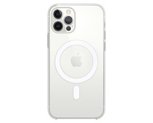 Панель-накладка Apple Silicone Case with MagSafe Clear для iPhone 12/12 Pro