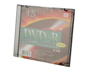 Диск VS DVD+R 8,5Gb 8x, 1 шт., двухсл.