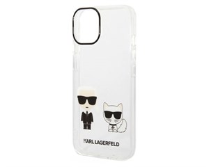 Панель-накладка Karl Lagerfeld PC/TPU Karl & Choupette Hard Transparent для iPhone 14