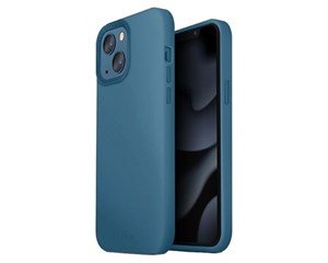 Панель-накладка Uniq Lino with MagSafe Blue для iPhone 13