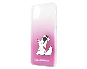 Панель-накладка Karl Lagerfeld Choupette Fun Sunglasses Hard Pink для Apple iPhone 11 Pro Max