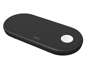 Зарядное устройство беспроводное Uniq Aereo 3-in-1 Black для Apple Watch + iPhone + AirPods