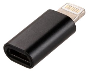 Адаптер Ligtning - USB Type-C Prime Line Black
