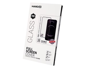 Стекло защитное Hardiz Full Screen Cover Premium Tempered Glass для iPhone 12 Pro Max Black Frame