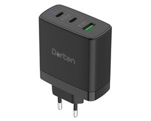 Зарядное устройство сетевое Dorten 100W GaN QC+2USB-C/PD Black
