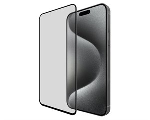 Стекло защитное Hardiz 3D Cover Premium Tempered Glass для iPhone 15 Pro Max Black Frame